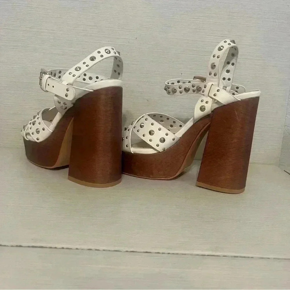 Pazzle Studded Chunky Heels - Picture 6 of 12